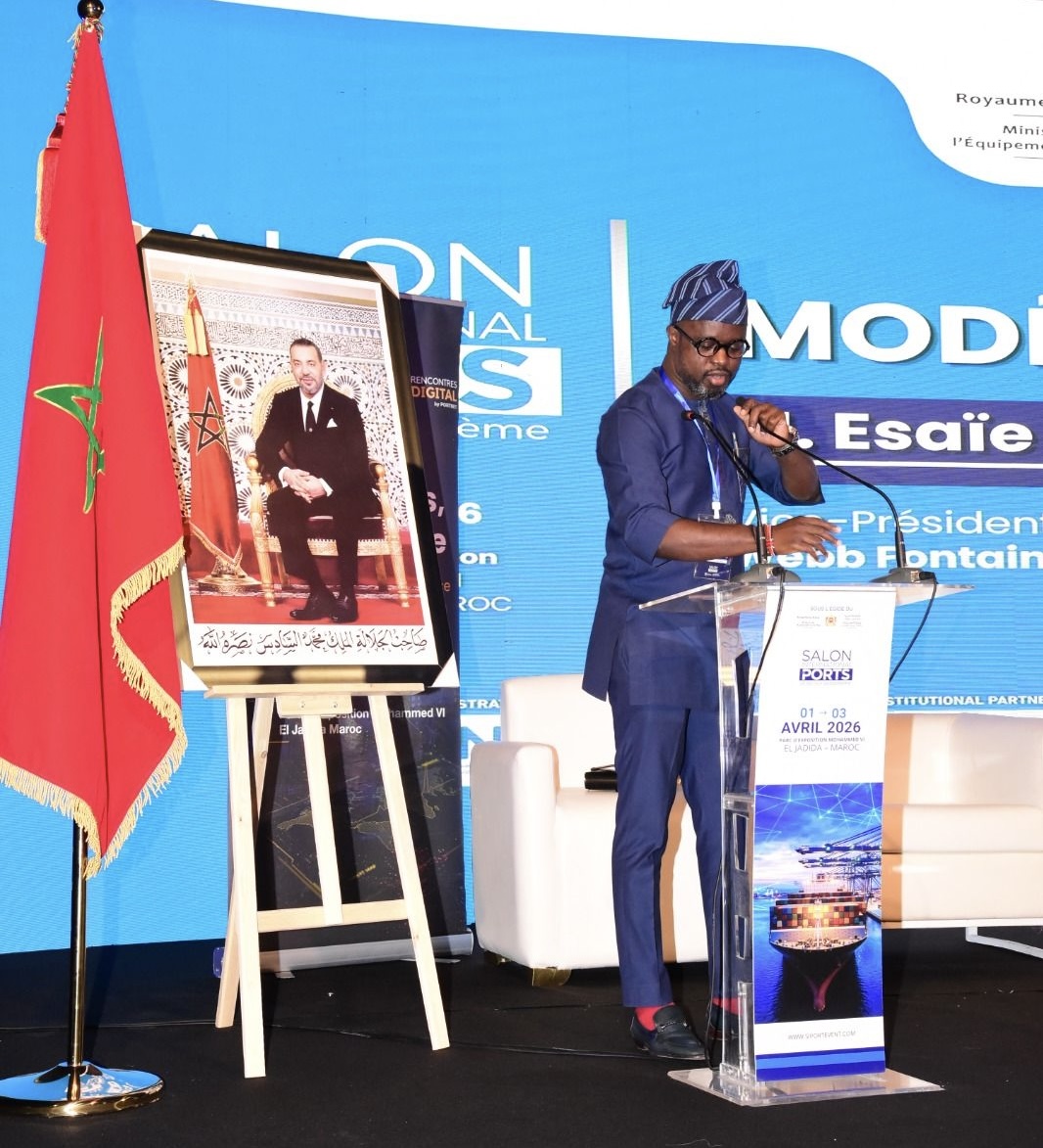 Intervention au Salon international des Ports, El Jadida, Maroc, avril 2026 · Document ACTUFIN