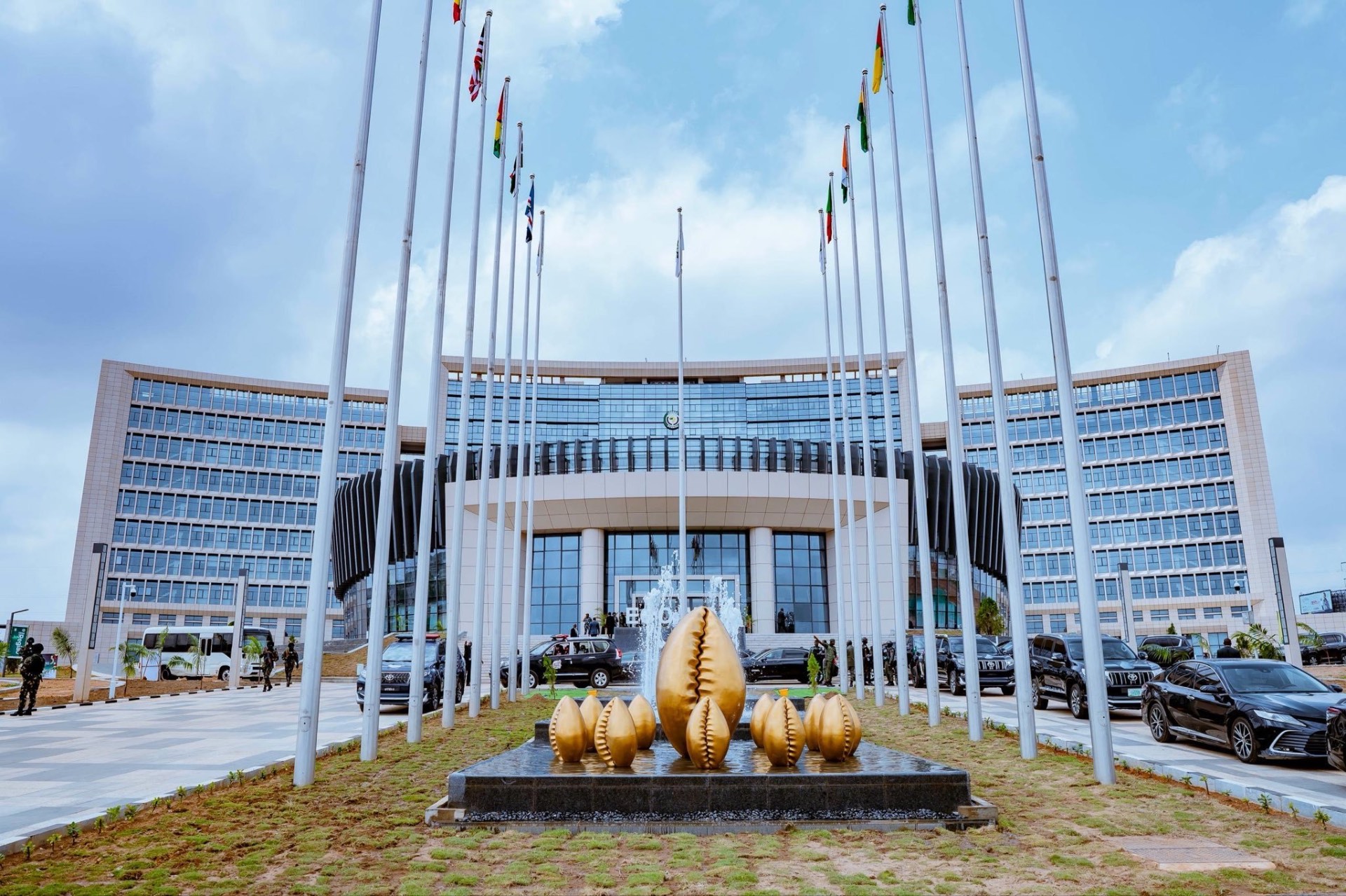 Siège de la Commission de la CEDEAO — bâtiment institutionnel du corridor d'Abuja.